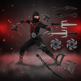 Conjunto de Fantasia de Ninja Infantil para Halloween