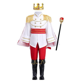 Conjunto de Fantasia de Príncipe Real para Crianças de Halloween