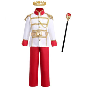 Conjunto de Fantasia de Príncipe Real para Crianças de Halloween