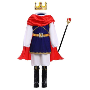 Conjunto de Fantasia de Príncipe Real para Crianças de Halloween
