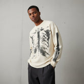 Fantasia de Halloween Camiseta de Esqueleto Masculina