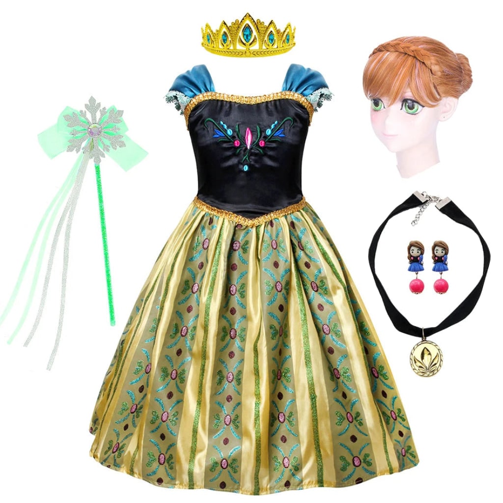Conjunto de Acessórios para Fantasia de Princesa de Halloween