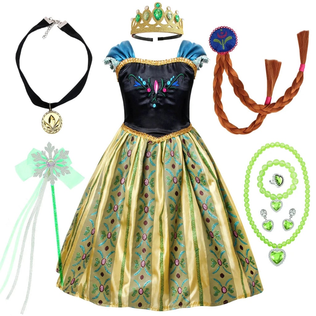Conjunto de Acessórios para Fantasia de Princesa de Halloween
