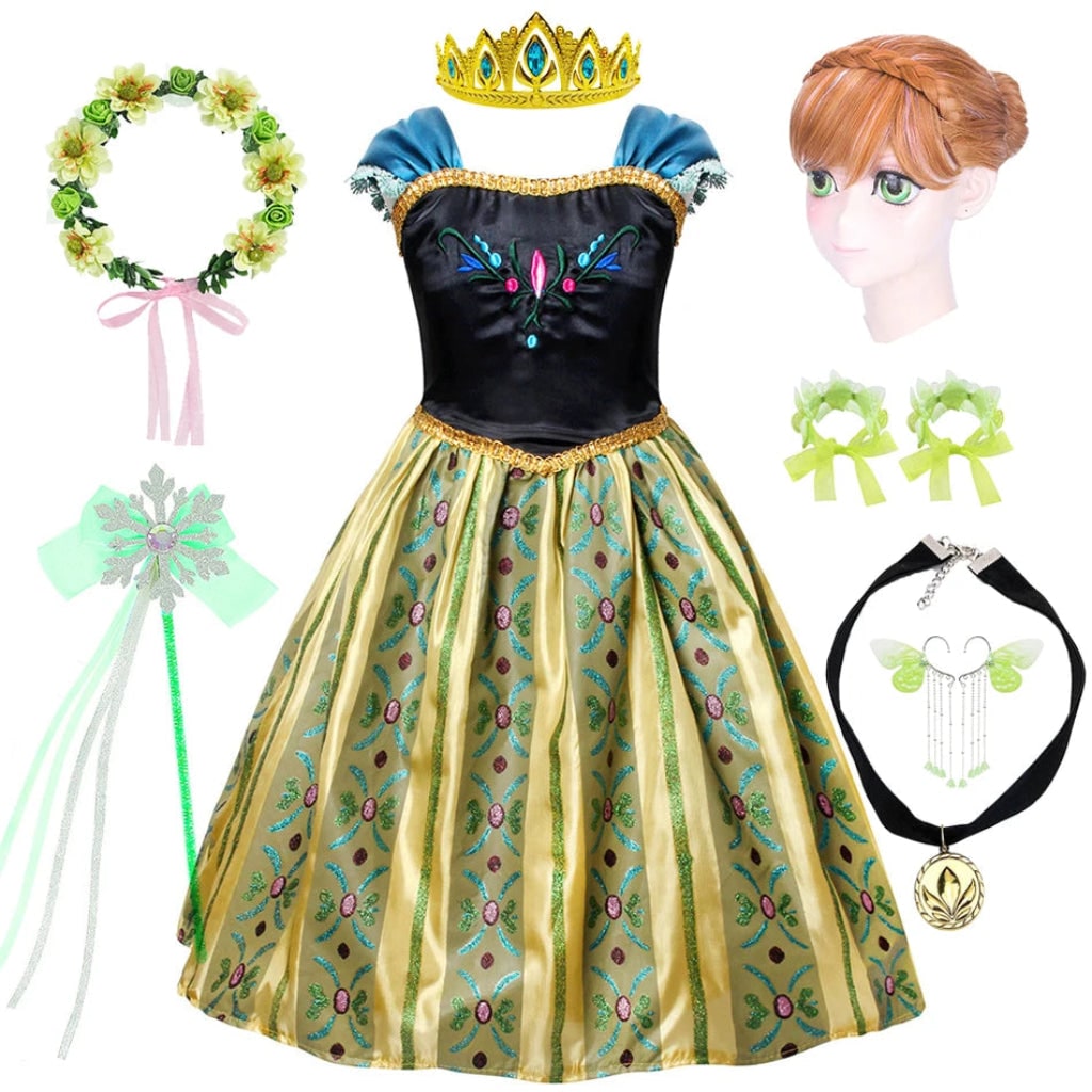 Conjunto de Acessórios para Fantasia de Princesa de Halloween