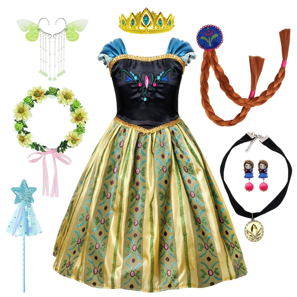 Conjunto de Acessórios para Fantasia de Princesa de Halloween