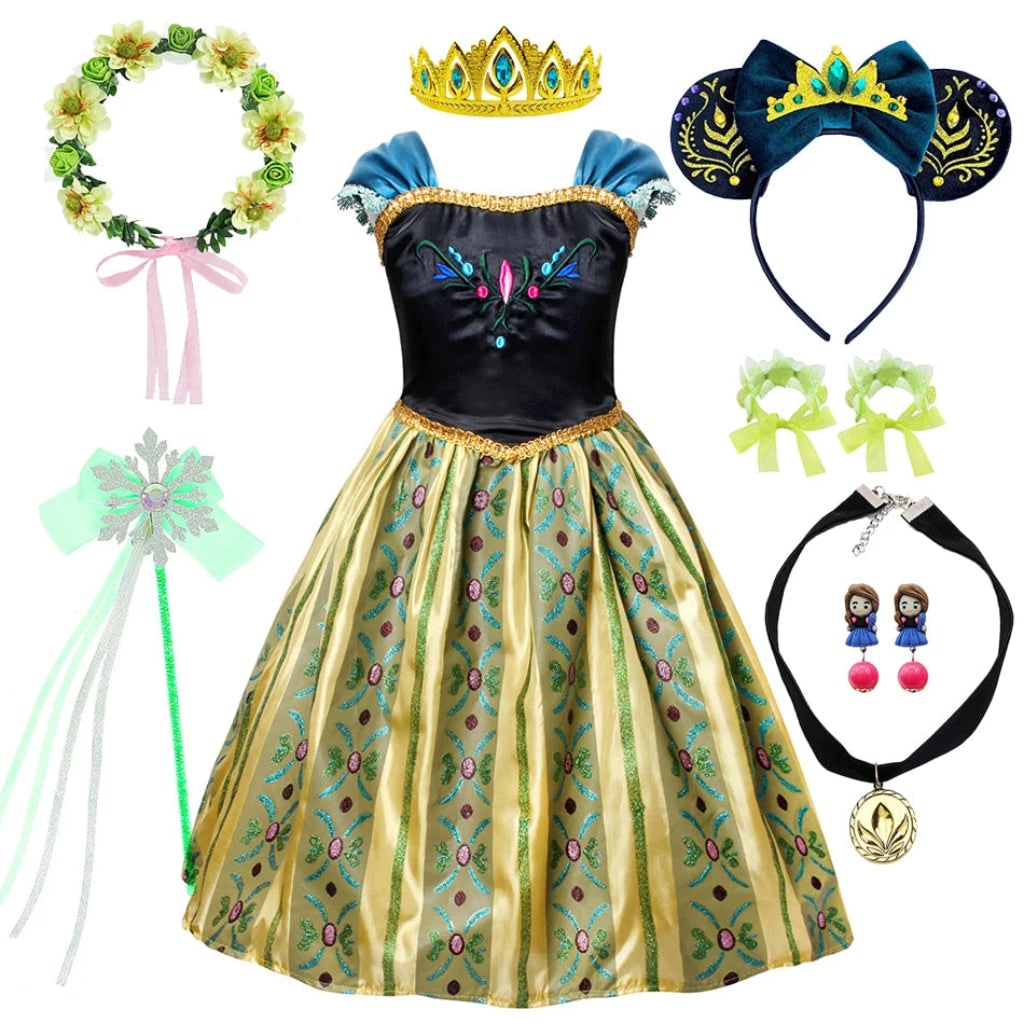 Conjunto de Acessórios para Fantasia de Princesa de Halloween