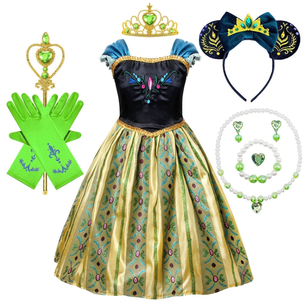 Conjunto de Acessórios para Fantasia de Princesa de Halloween