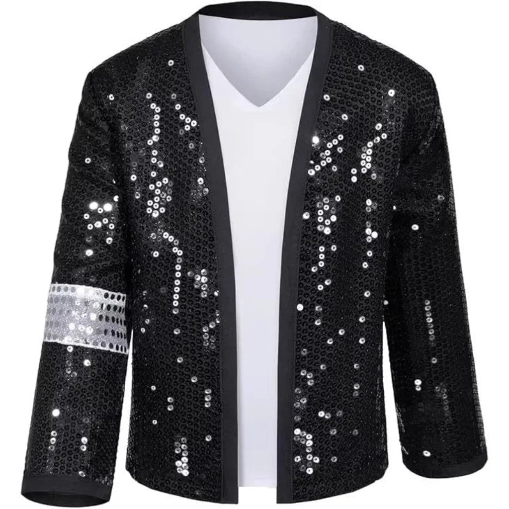 Conjunto de Jaqueta de Paetês para Fantasia de Halloween - Roupa de Performance
