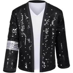 Conjunto de Jaqueta de Paetês para Fantasia de Halloween - Roupa de Performance