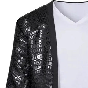 Conjunto de Jaqueta de Paetês para Fantasia de Halloween - Roupa de Performance
