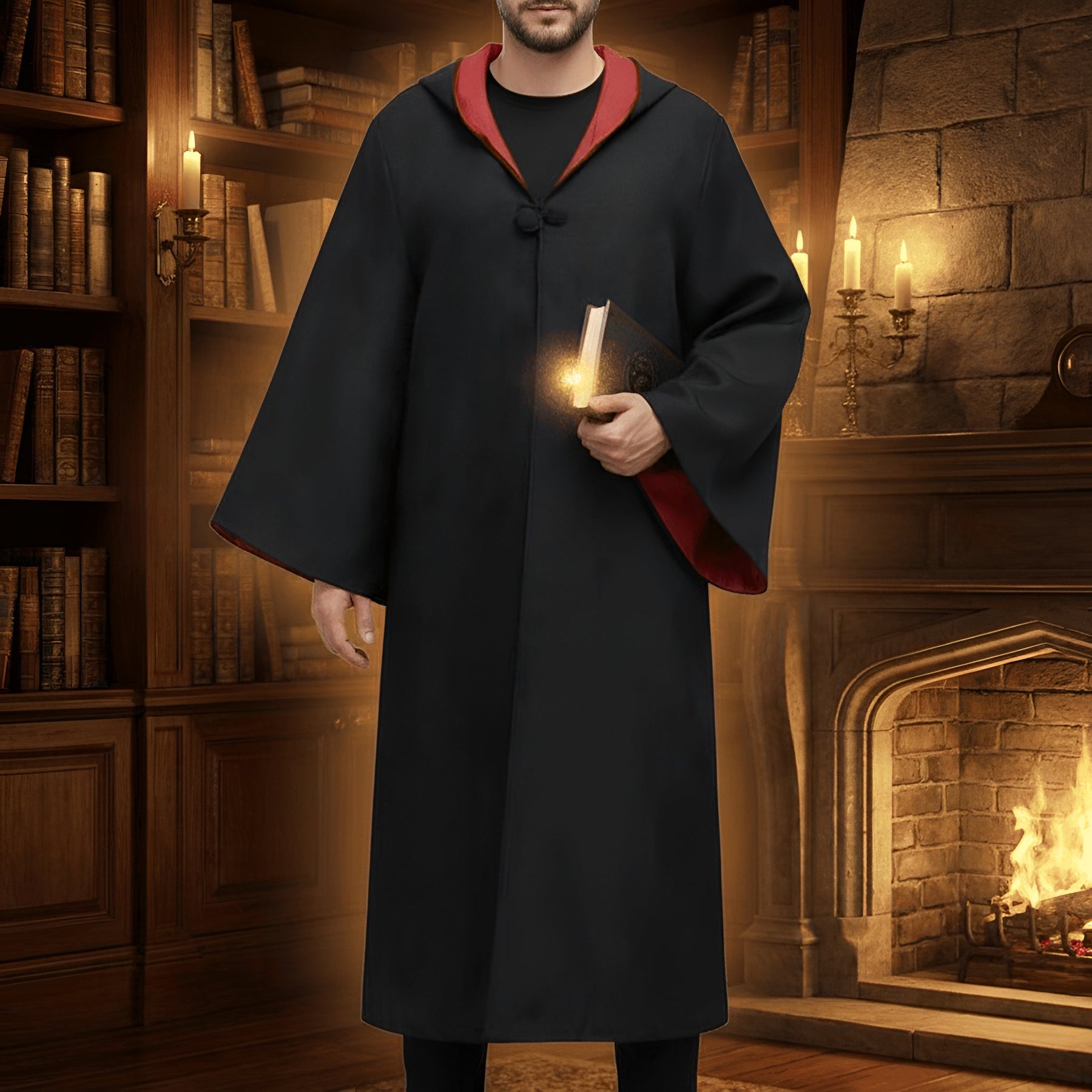 Fantasias de Halloween Traje de Mago Capa