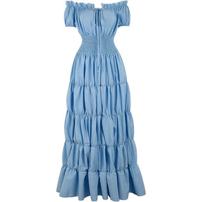 Fantasia de Halloween Vestido Longo Boho Feminino