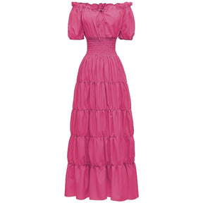 Fantasia de Halloween Vestido Longo Boho Feminino
