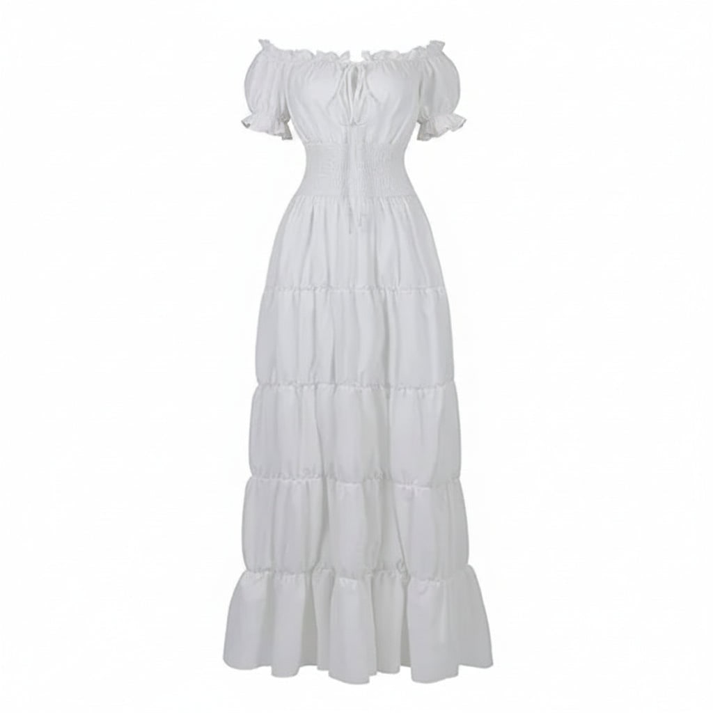 Fantasia de Halloween Vestido Longo Boho Feminino