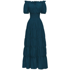 Fantasia de Halloween Vestido Longo Boho Feminino