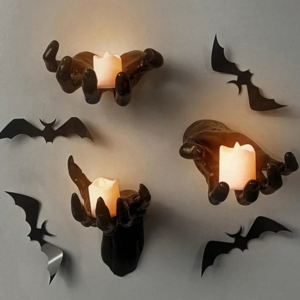 Decoração de Halloween Arte de Parede 3D Decoração Gótica para Casa