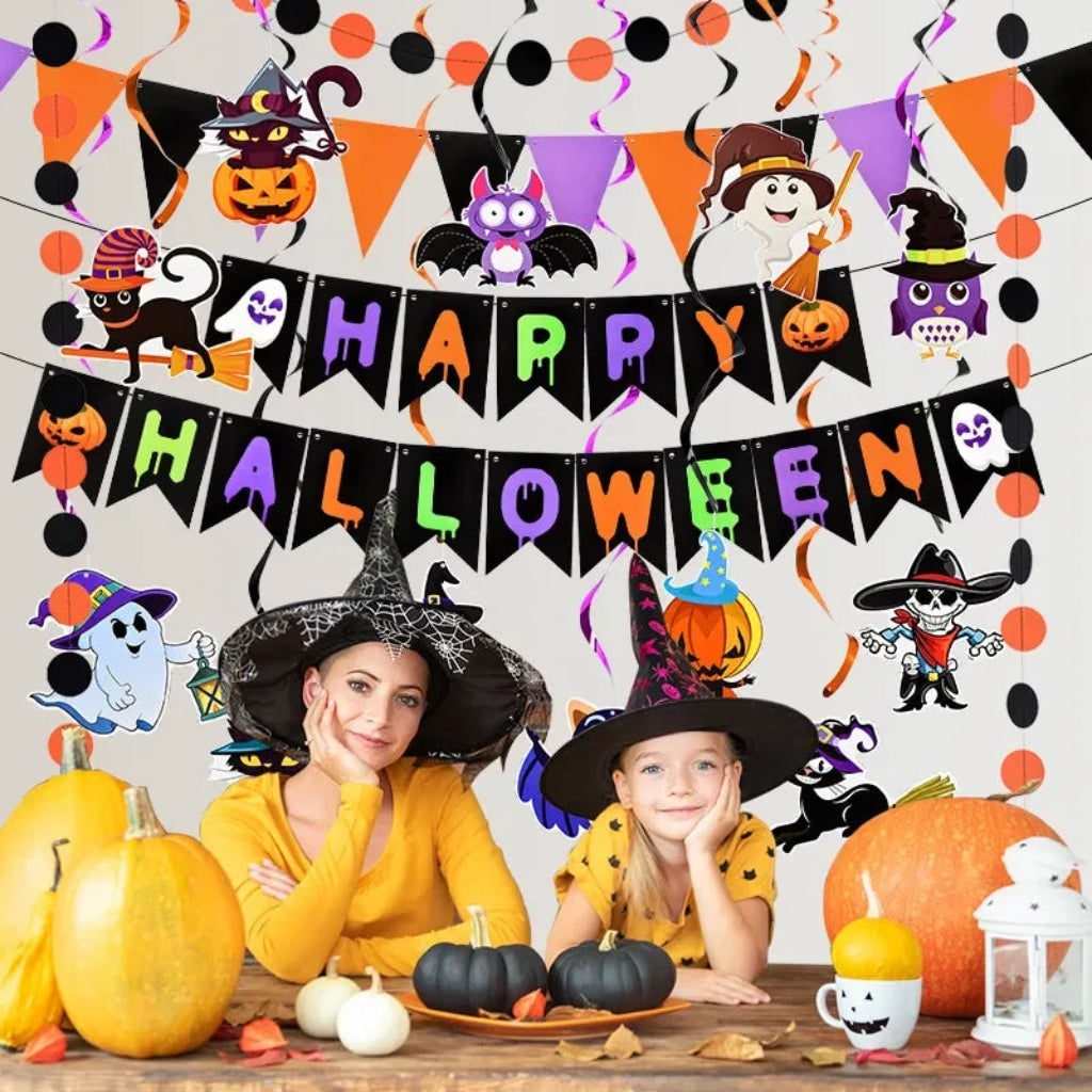 Faixa Decorativa de Halloween para Parede
