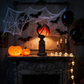 Luminária de Morcego para Decoração de Halloween,  Enfeite Assustador para Casa