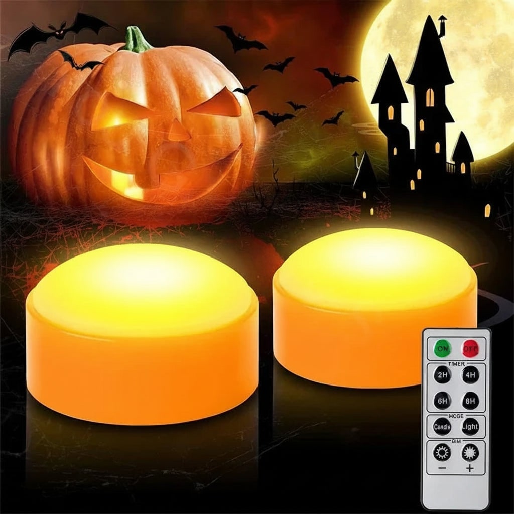 Luzes de Halloween a Bateria Luz Laranja