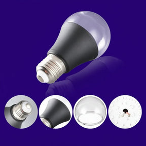 Lâmpada de Luz Negra para Decoração de Halloween com Efeito UV
