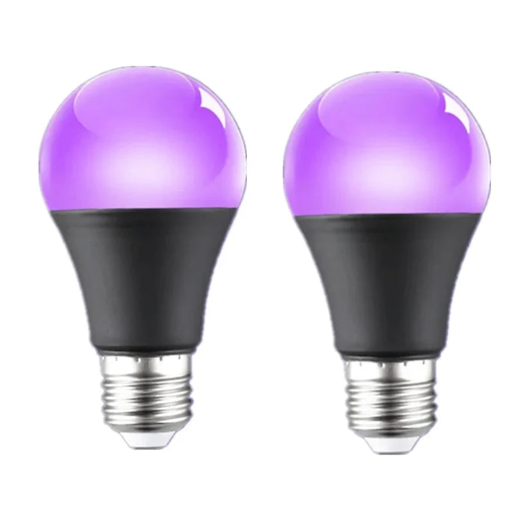 Lâmpada de Luz Negra para Decoração de Halloween com Efeito UV