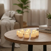 Conjunto de Velas LED Sem Chama para Decoração de Halloween