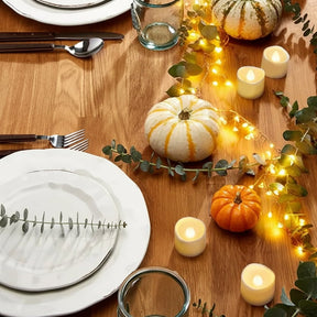 Conjunto de Velas LED Sem Chama para Decoração de Halloween