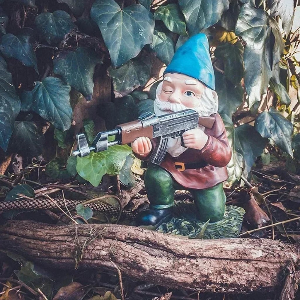 Gnomo de Jardim de Decoração de Halloween: Acento Externo Único