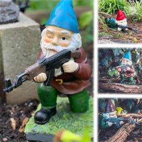 Gnomo de Jardim de Decoração de Halloween: Acento Externo Único