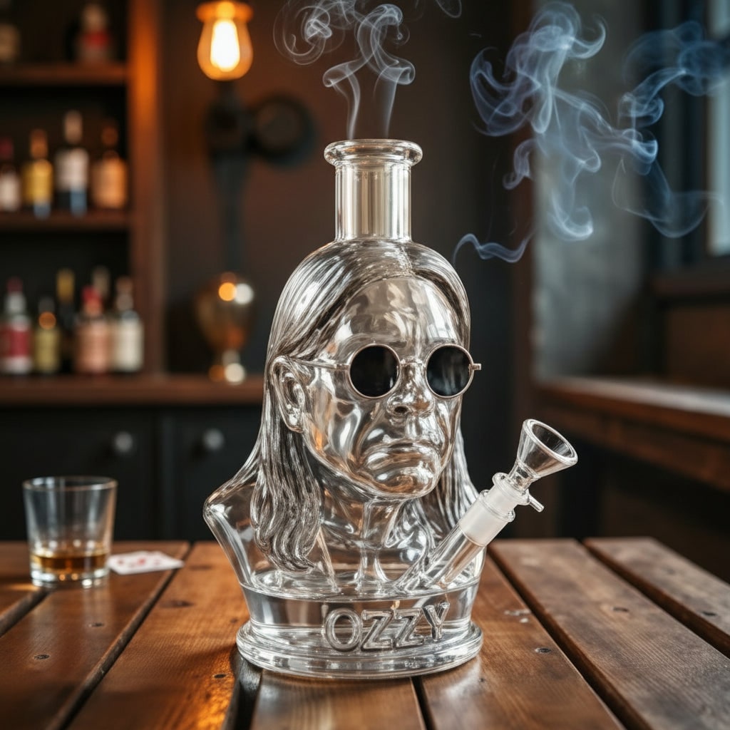 Bong de Vidro para Decoração de Halloween Centro de Mesa Exclusivo para Festas
