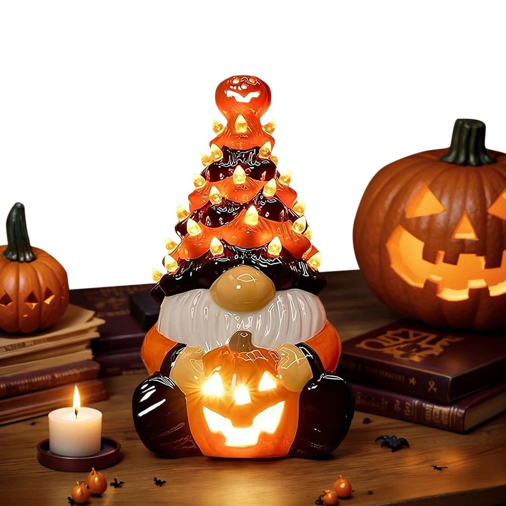 Estátua de Gnomo para Decoração de Halloween Decoração de Casa de Halloween