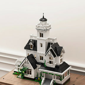 Conjunto de Montar de Blocos de Construção de Casa Assombrada de Brinquedo de Halloween