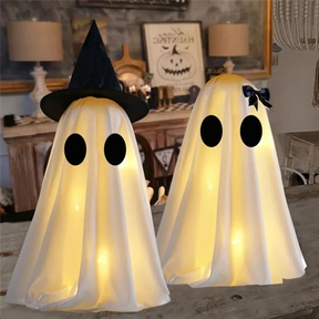 2-Piece Halloween Ghost Figurine Set