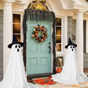 Decoração de Halloween com Iluminação LED e Efeitos Sonoros para Área Externa
