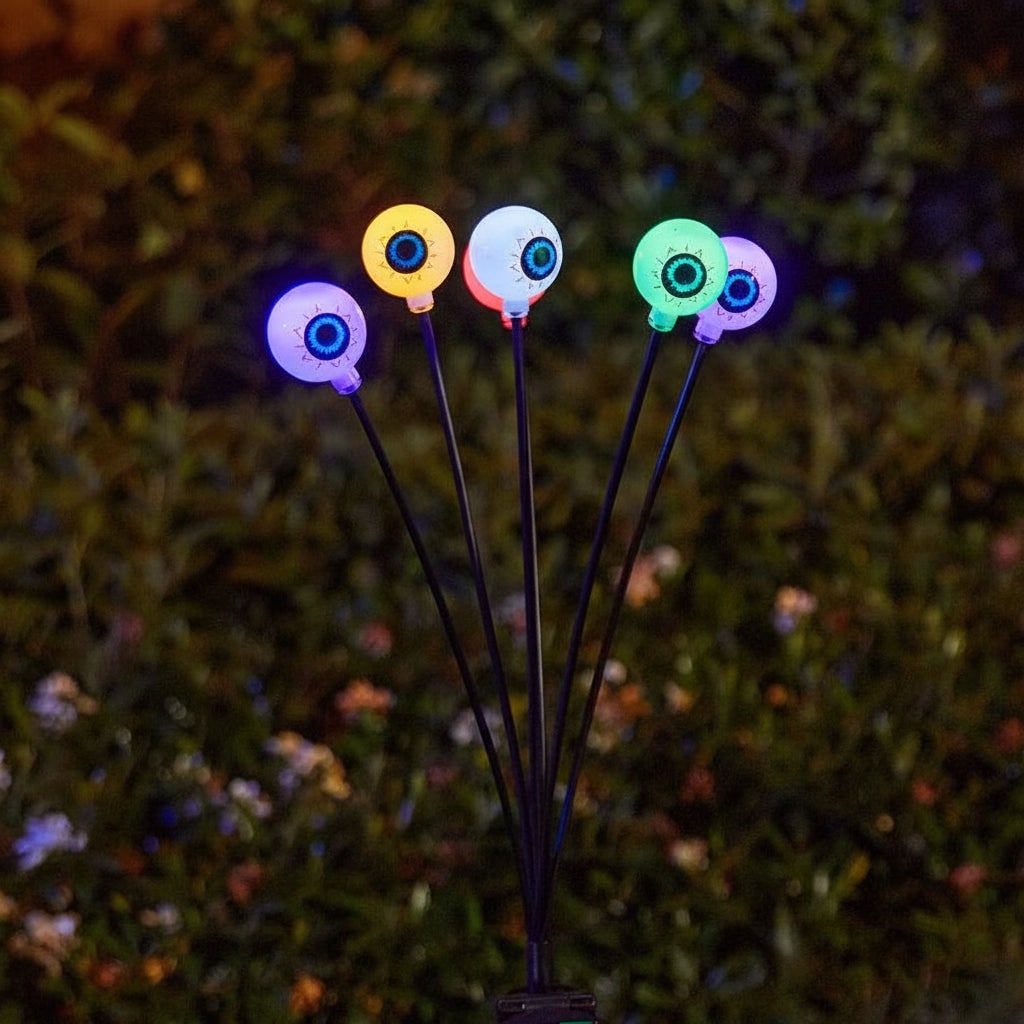Luzes LED de Decoração de Halloween Esferas Solares para Jardim