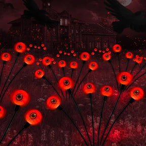 Luzes LED de Decoração de Halloween Esferas Solares para Jardim