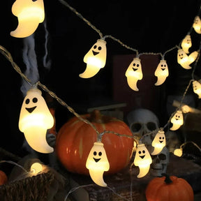 Decoração de Halloween Cordão de Luzes LED Enfeite Pendente
