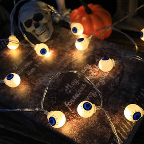 Decoração de Halloween Cordão de Luzes LED Enfeite Pendente