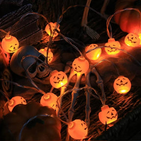 Decoração de Halloween Cordão de Luzes LED Enfeite Pendente