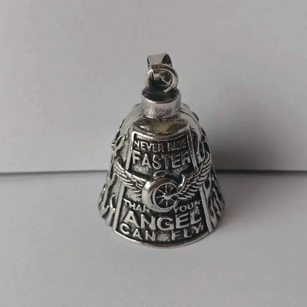 Wing-Design Motorcycle Bell and Accessory