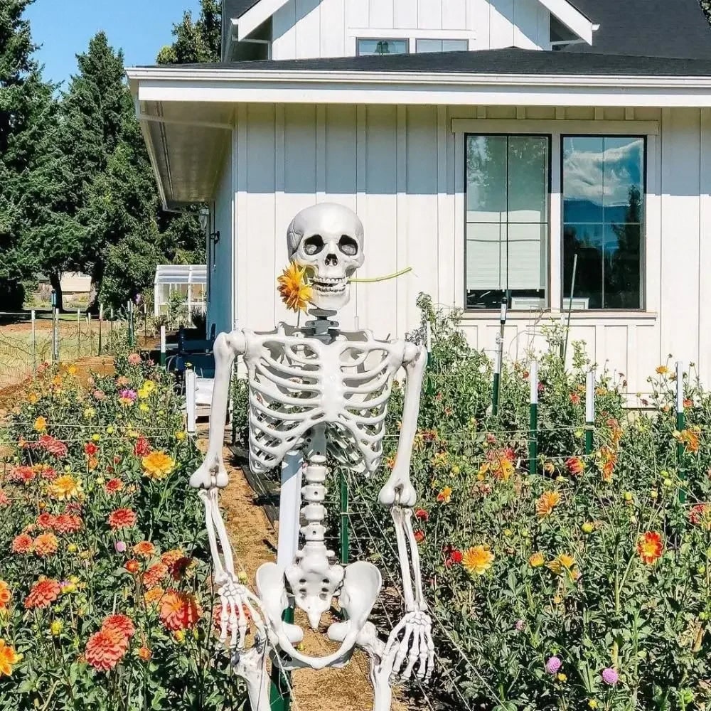 Decoração de Halloween Enfeite de Festa Estatueta Móvel para Área Externa