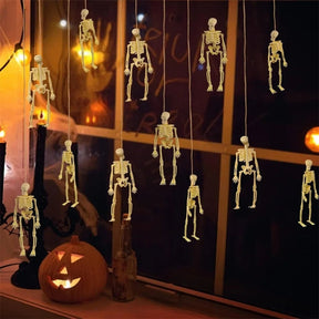 Decoração de Halloween Esqueleto Enfeites Artigos para Festa