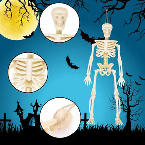 Decoração de Halloween Esqueleto Enfeites Artigos para Festa