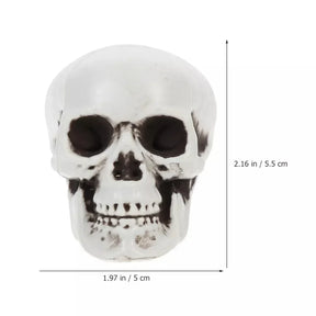 Caveiras de Esqueleto para Decoração de Halloween, Enfeite Assustador para Casa
