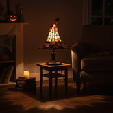 Luminária de Mesa para Decoração de Halloween com Design de Chapéu de Bruxa