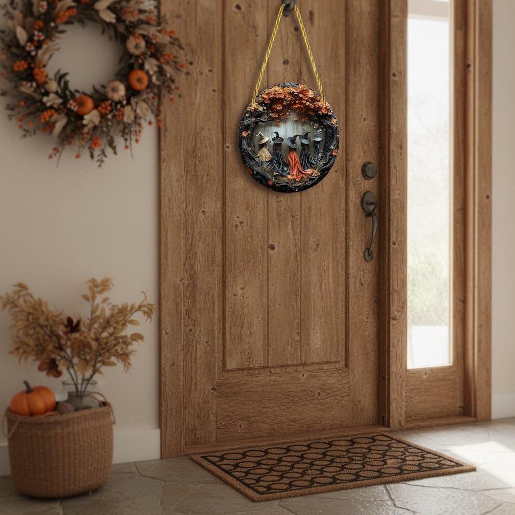 Arte de Parede para Decoração de Halloween Enfeite Sazonal para Casa