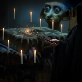 Decorações de Halloween Velas Flutuantes com Iluminação LED