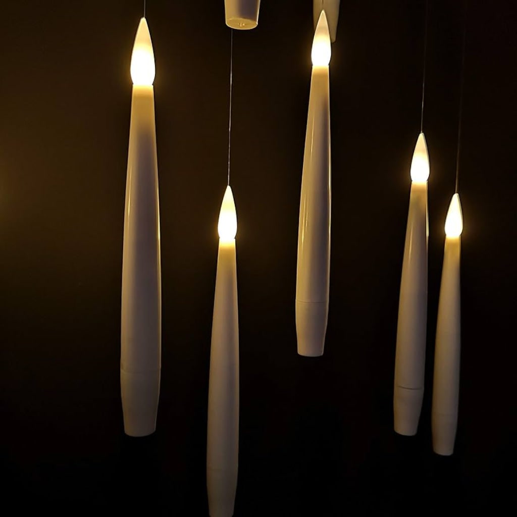 Decorações de Halloween Velas Flutuantes com Iluminação LED