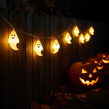Battery-Powered Ghost String Lights