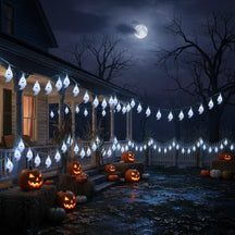 Battery-Powered Ghost String Lights